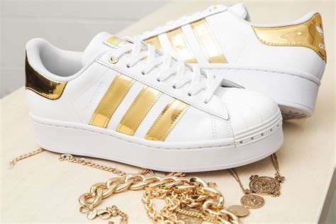 adidas superstar gold womens